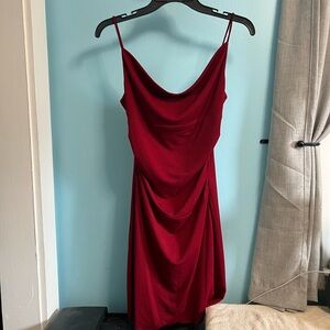 Elegant Red Women's Dress